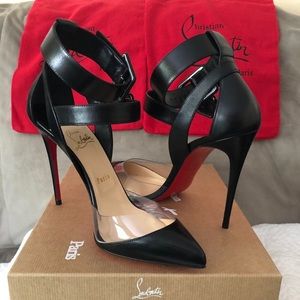 Louboutin multimiss Black PVC stiletto heels